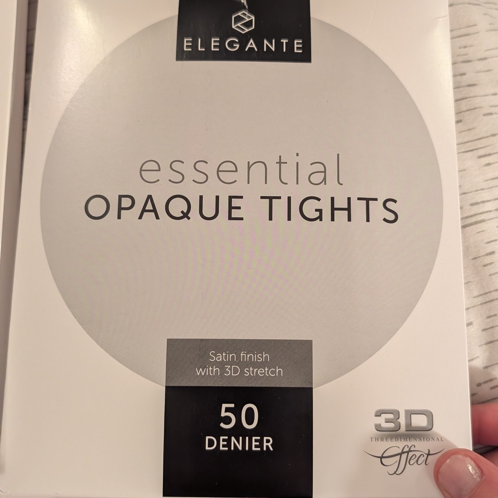Elegante Essential Opaque Tights - Black